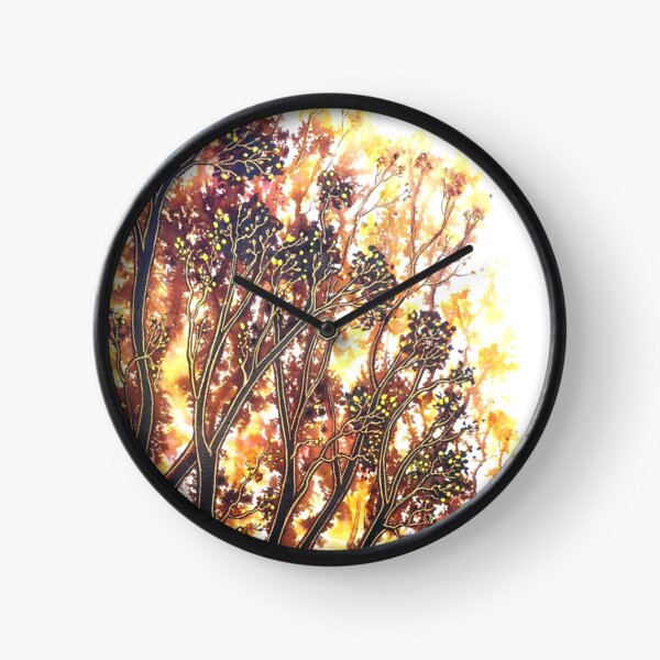 Autumn Begins - Trees Clock