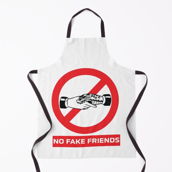 Item preview, NO MORE FAKE FRIENDS STOP SIGN CLASSIC STICKER GIFT TO REMIND YOURSELF designed and sold by GhostAmine.
