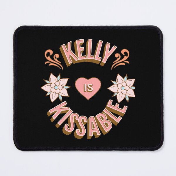 Item preview, Kelly is Kissable - First Names - Birthday Gifts - Alliteration Fans designed and sold by epicthoughts.