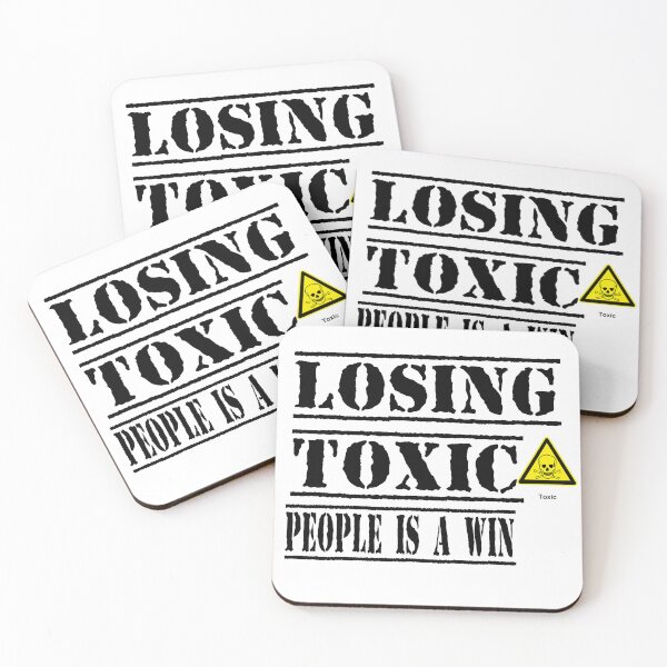 Item preview, LOSING TOXIC PEOPLE IS A WIN designed and sold by leicha.