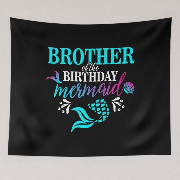 Item preview, Brother Of The Birthday Mermaid Matching Family designed and sold by PameGraha.