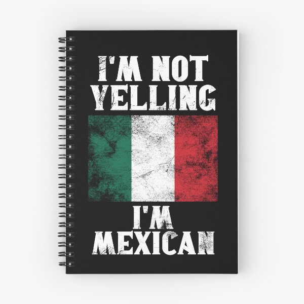 Item preview, Funny Mexican Gift: I'm Not Yelling, I'm Mexican - Retro Mexico Flag - Mexico Pride designed and sold by Adexyl.