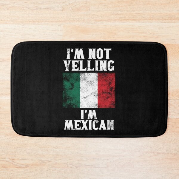 Item preview, Funny Mexican Gift: I'm Not Yelling, I'm Mexican - Retro Mexico Flag - Mexico Pride designed and sold by Adexyl.