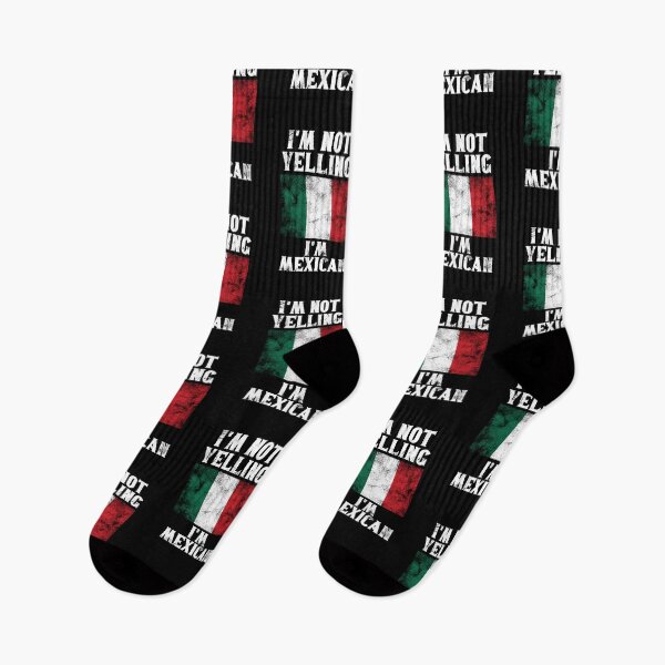 Item preview, Funny Mexican Gift: I'm Not Yelling, I'm Mexican - Retro Mexico Flag - Mexico Pride designed and sold by Adexyl.