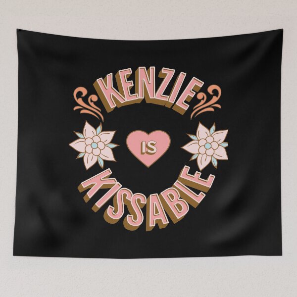 Item preview, Kenzie is Kissable - First Names - Birthday Gifts - Alliteration Fans designed and sold by epicthoughts.