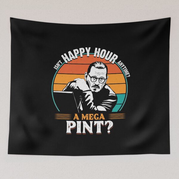 Item preview, Isn't Happy Hour Anytime.  A mega Pint? ? designed and sold by ActiveNerd.
