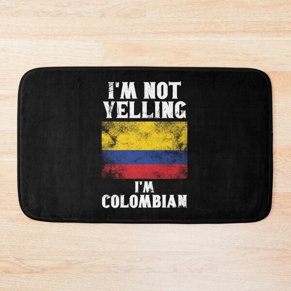Item preview, Funny Colombian Gift: I'm Not Yelling, I'm Colombian - Retro Colombia Flag - Colombia Pride designed and sold by Adexyl.