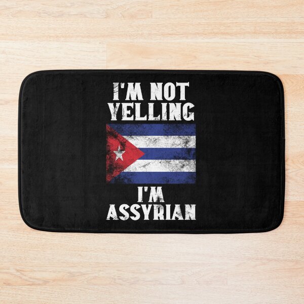 Item preview, Funny Assyrian Gift: I'm Not Yelling, I'm Assyrian - Retro Syria Flag - Syrian Pride designed and sold by Adexyl.
