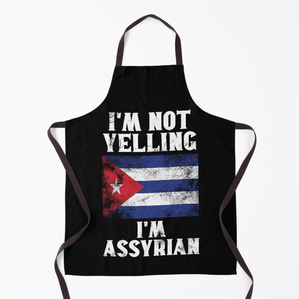 Item preview, Funny Assyrian Gift: I'm Not Yelling, I'm Assyrian - Retro Syria Flag - Syrian Pride designed and sold by Adexyl.
