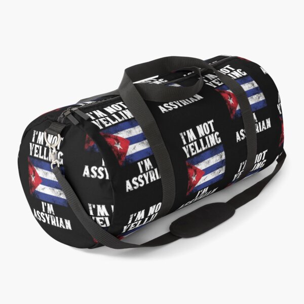 Item preview, Funny Assyrian Gift: I'm Not Yelling, I'm Assyrian - Retro Syria Flag - Syrian Pride designed and sold by Adexyl.