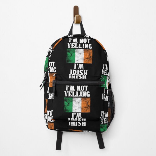 Item preview, Funny Irish Gift: I'm Not Yelling, I'm Irish - Retro Ireland Flag - Ireland Pride designed and sold by Adexyl.