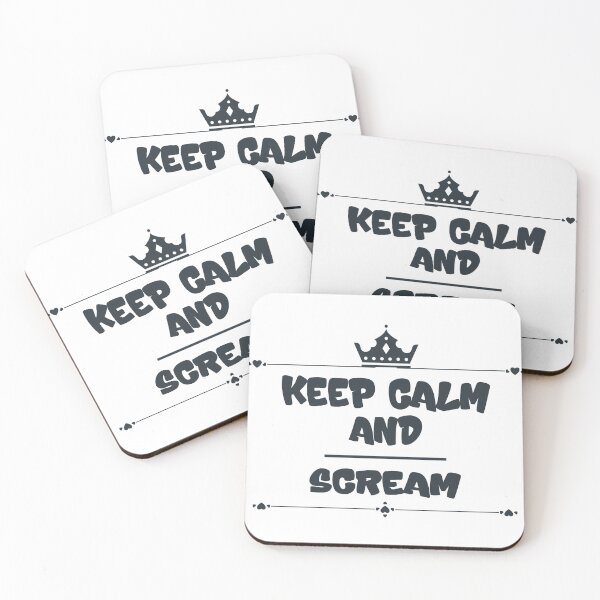 Item preview,  Keep calm and scream  designed and sold by yohan32.