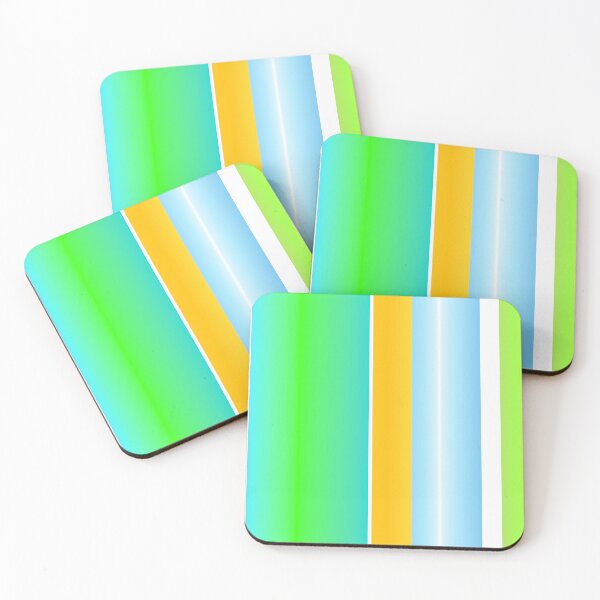 Item preview, green orange blue gradient pattern | cheerful mood color palette designed and sold by lausn.