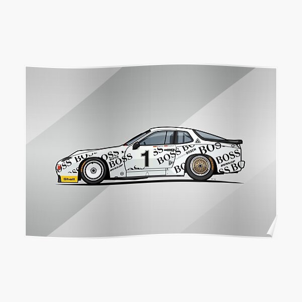 P 924 Carrera GTP/GTR Le Mans Poster
