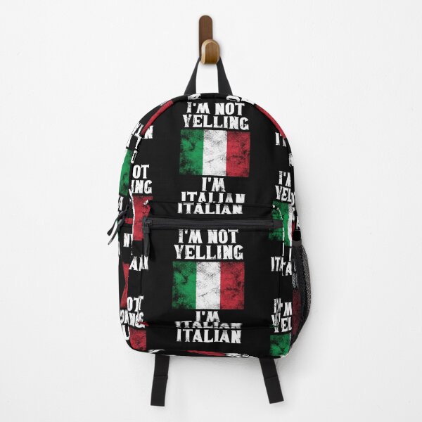 Item preview, Funny Italian Gift: I'm Not Yelling, I'm Italian - Retro Italy Flag - Italy Pride designed and sold by Adexyl.