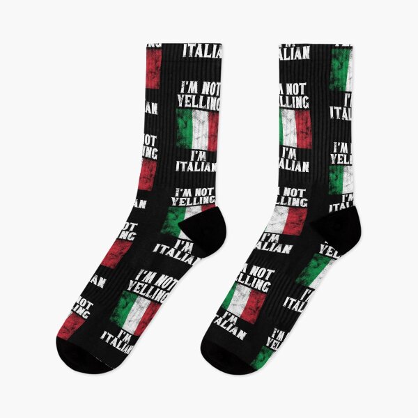 Item preview, Funny Italian Gift: I'm Not Yelling, I'm Italian - Retro Italy Flag - Italy Pride designed and sold by Adexyl.