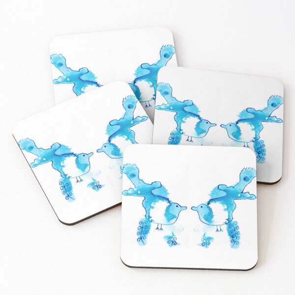 Item preview, Ink blot birds designed and sold by Katy Fryd.