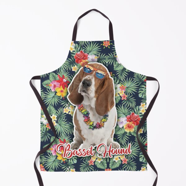 Item preview, Basset Hound Summer Funky Hawaiian, Hawaii Style, Dog Personalized Hawaiian designed and sold by Hoahip.