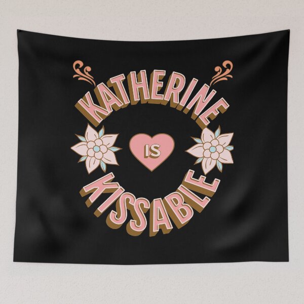 Item preview, Katherine is Kissable - First Names - Birthday Gifts - Alliteration Fans designed and sold by epicthoughts.