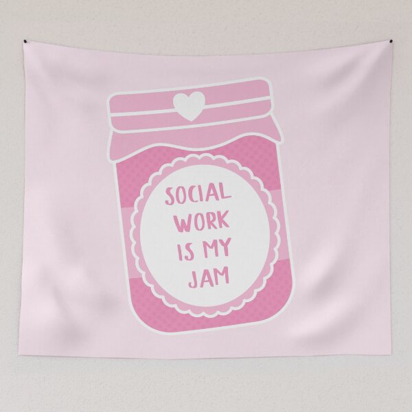 Item preview, Social Work Is My Jam designed and sold by teesaurus.