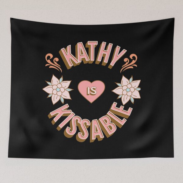 Item preview, Kathy is Kissable - First Names - Birthday Gifts - Alliteration Fans designed and sold by epicthoughts.