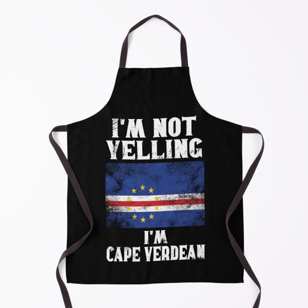 Item preview, Funny Cape Verdean Gift: I'm Not Yelling, I'm Cape Verdean - Retro Cape Verde Flag - Cape Verde Pride designed and sold by Adexyl.