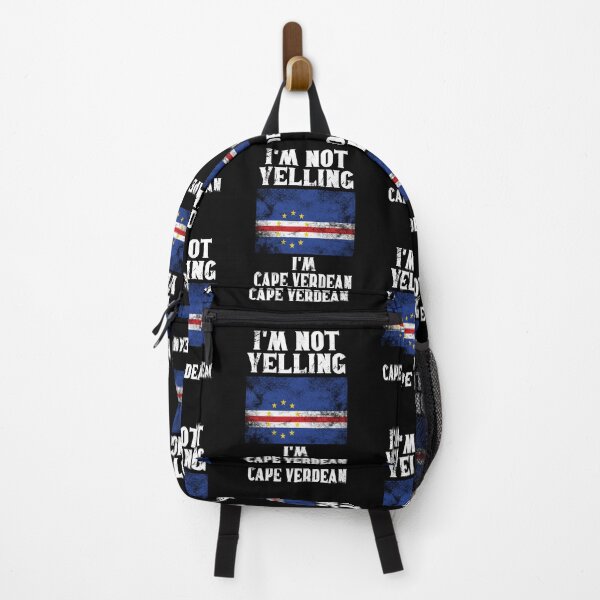 Item preview, Funny Cape Verdean Gift: I'm Not Yelling, I'm Cape Verdean - Retro Cape Verde Flag - Cape Verde Pride designed and sold by Adexyl.