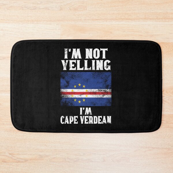 Item preview, Funny Cape Verdean Gift: I'm Not Yelling, I'm Cape Verdean - Retro Cape Verde Flag - Cape Verde Pride designed and sold by Adexyl.