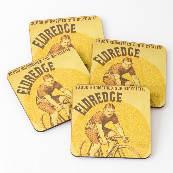 Item preview, ELDREDGE Cycles C.W. Miller Champion American Vintage Bicycle Poster 1900 by M. Duizolle designed and sold by retroposters.