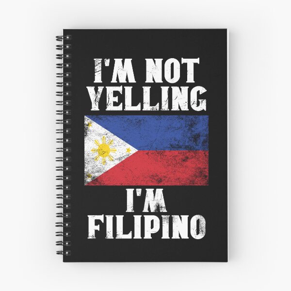 Item preview, Funny Filipino Gift: I'm Not Yelling, I'm Filipino - Retro Philippines Flag - Philippines Pride designed and sold by Adexyl.