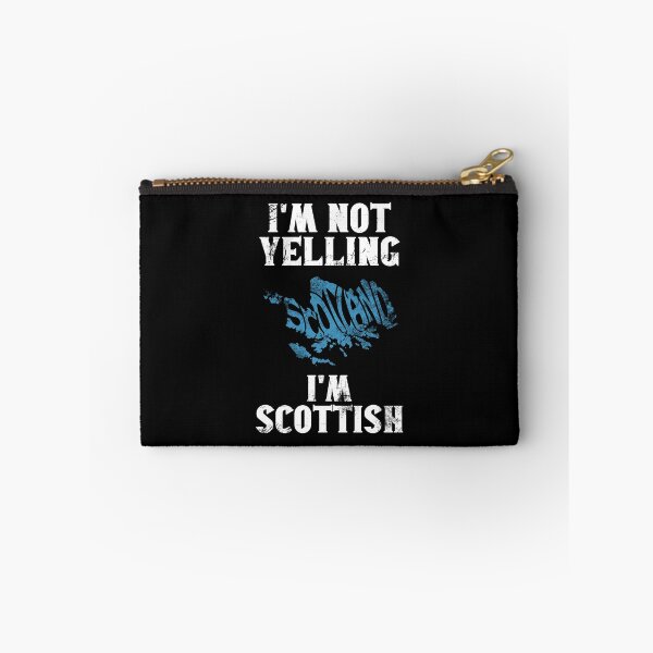 Item preview, Funny Scottish Gift: I'm Not Yelling, I'm Scottish - Retro Scotland Map - Scotland Pride designed and sold by Adexyl.