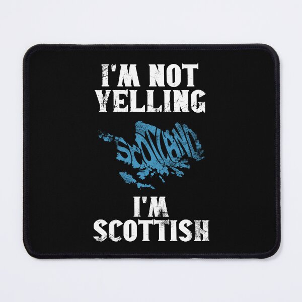 Item preview, Funny Scottish Gift: I'm Not Yelling, I'm Scottish - Retro Scotland Map - Scotland Pride designed and sold by Adexyl.