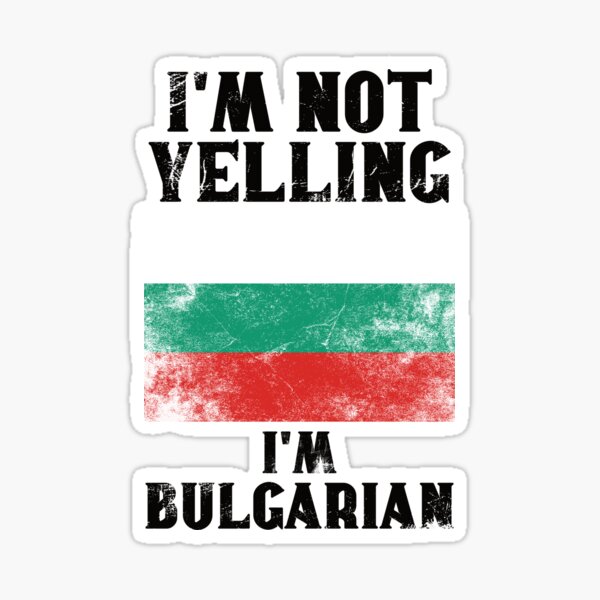 Bulgarian Funny Stickers For Sale | Redbubble
