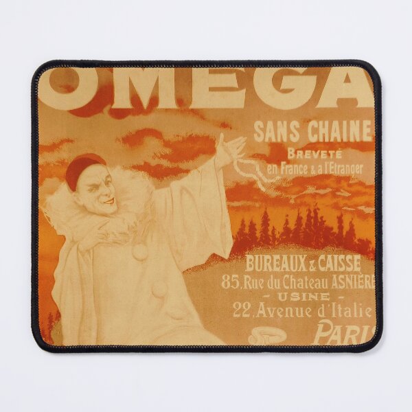 Item preview, OMEGA San Chaine Bicycles PARIS Vintage France Cycles Poster Art designed and sold by retroposters.