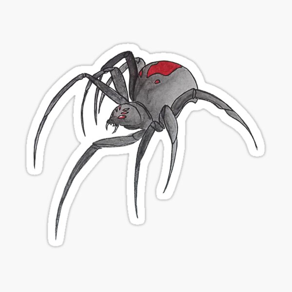 Black Widow Sticker
