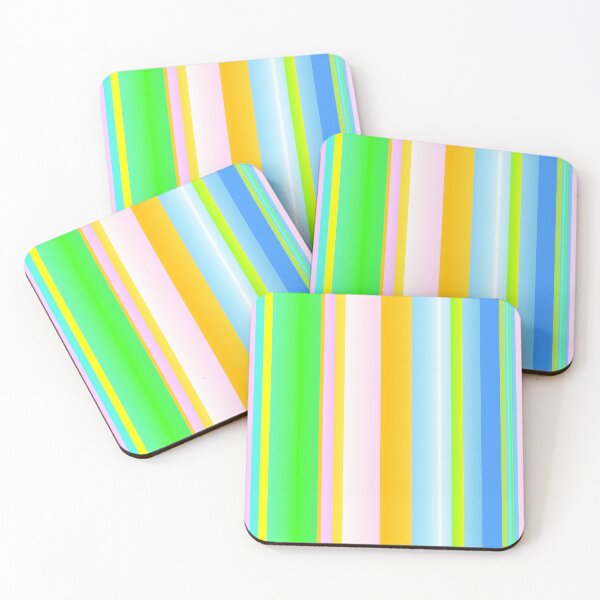 Item preview, blue green orange color palette | blue green orange line pattern designed and sold by lausn.