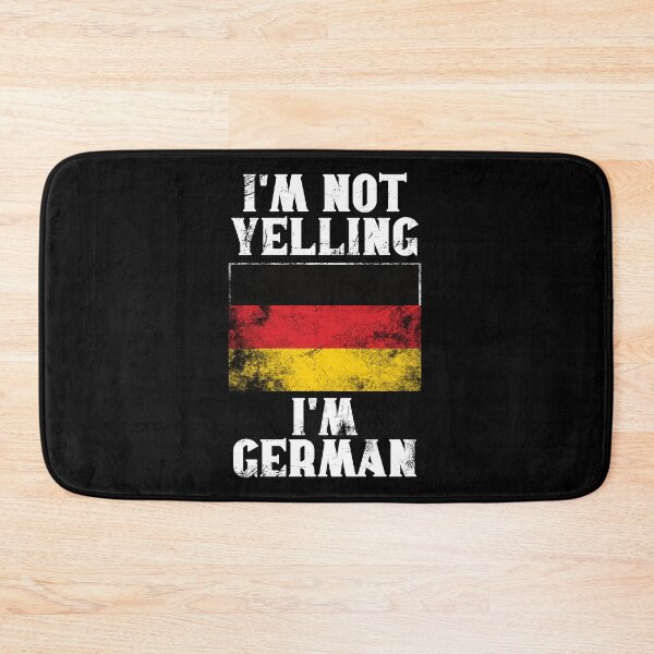 Item preview, Funny German Gift: I'm Not Yelling, I'm German - Retro Germany Flag - Germany Pride designed and sold by Adexyl.