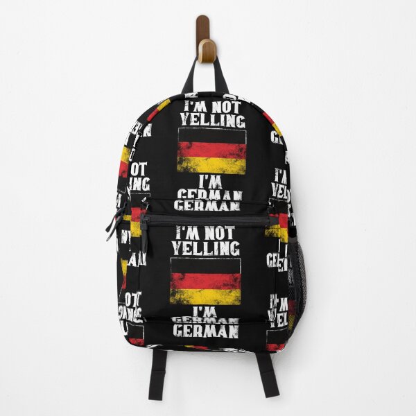 Item preview, Funny German Gift: I'm Not Yelling, I'm German - Retro Germany Flag - Germany Pride designed and sold by Adexyl.