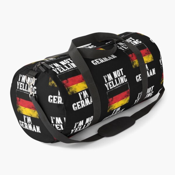 Item preview, Funny German Gift: I'm Not Yelling, I'm German - Retro Germany Flag - Germany Pride designed and sold by Adexyl.