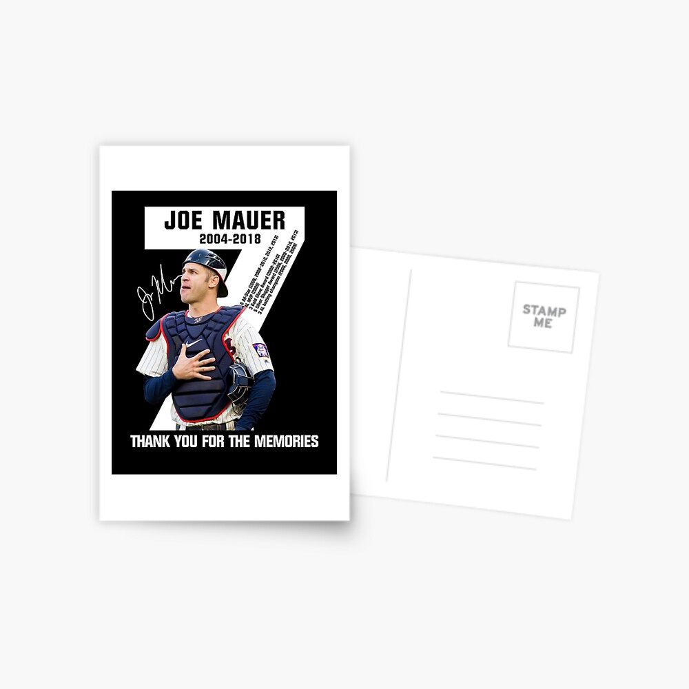 Joe Mauer Thank You For The Memories Logo Cheap Essential T-Shirt for Sale  by Franciscounique