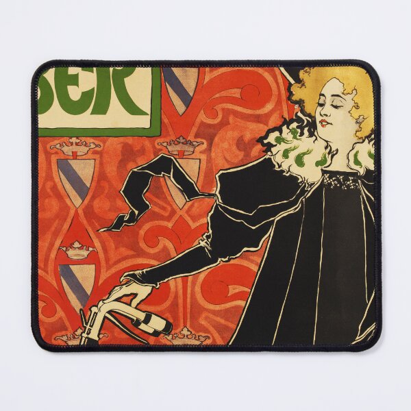 Item preview, HUMBER CYCLES France Paris Vintage Bicycle Poster Advertisement c1900 by Louis Oury designed and sold by retroposters.