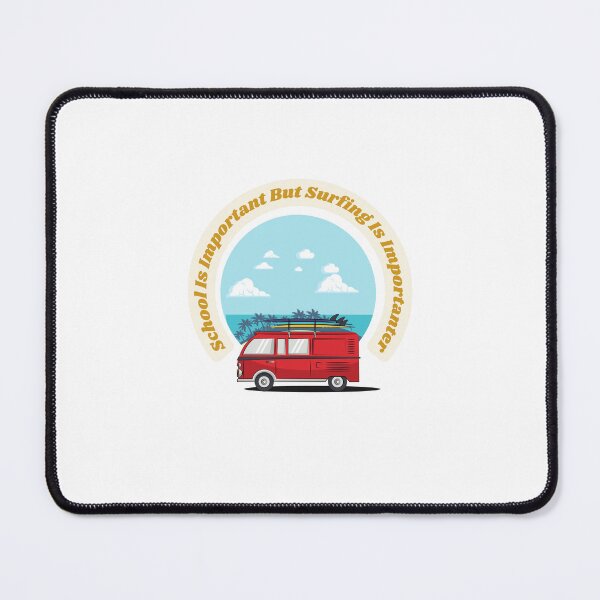 Item preview,  school is important but surfing is important designed and sold by yassminishop.