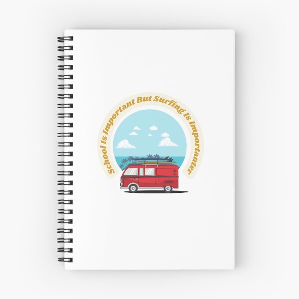 Item preview,  school is important but surfing is important designed and sold by yassminishop.