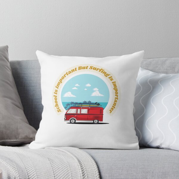 Item preview,  school is important but surfing is important designed and sold by yassminishop.