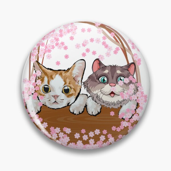 Item preview, Cute Cats In A Basket With Sakura designed and sold by Shirtey.