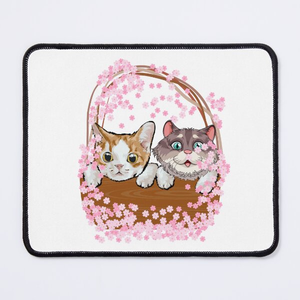 Item preview, Cute Cats In A Basket With Sakura designed and sold by Shirtey.