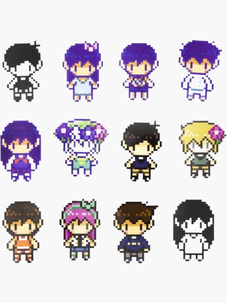 Hero Sprites (Omori) - Omori - Sticker