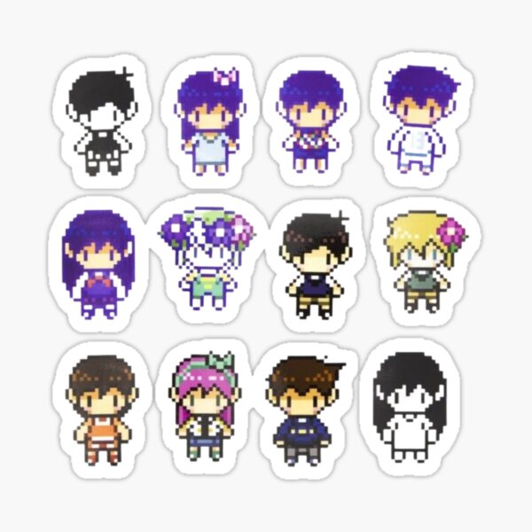 Omori Aubrey sprite Sticker for Sale by TENKOMORI