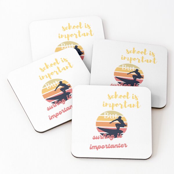 Item preview, school is important but surfing is important designed and sold by yassminishop.