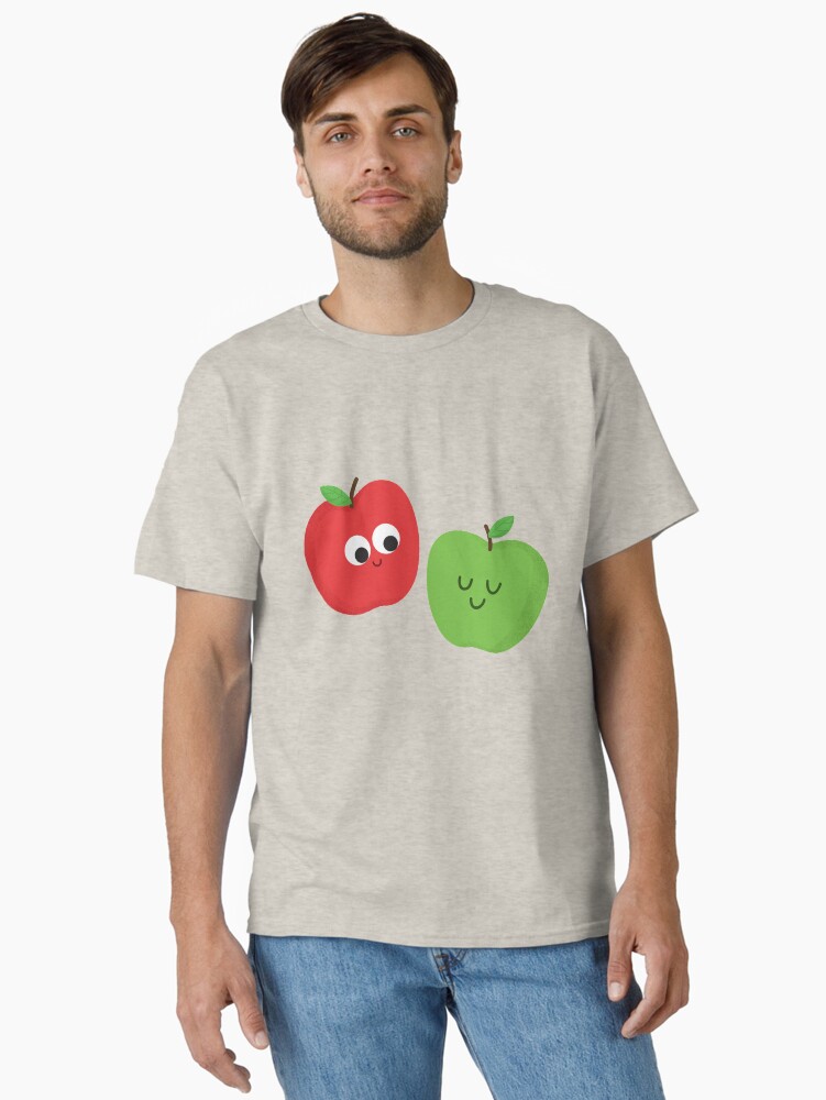 Thumbnail 1 of 7, Classic T-Shirt, Happy Apples designed and sold by cartoonbeing.